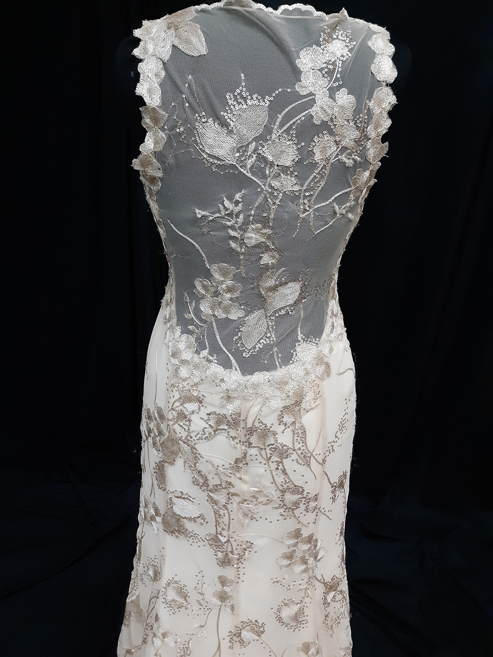 Paula Varsalona NYC Original One-of-a-Kind Wedding Dress - Size 8 ...